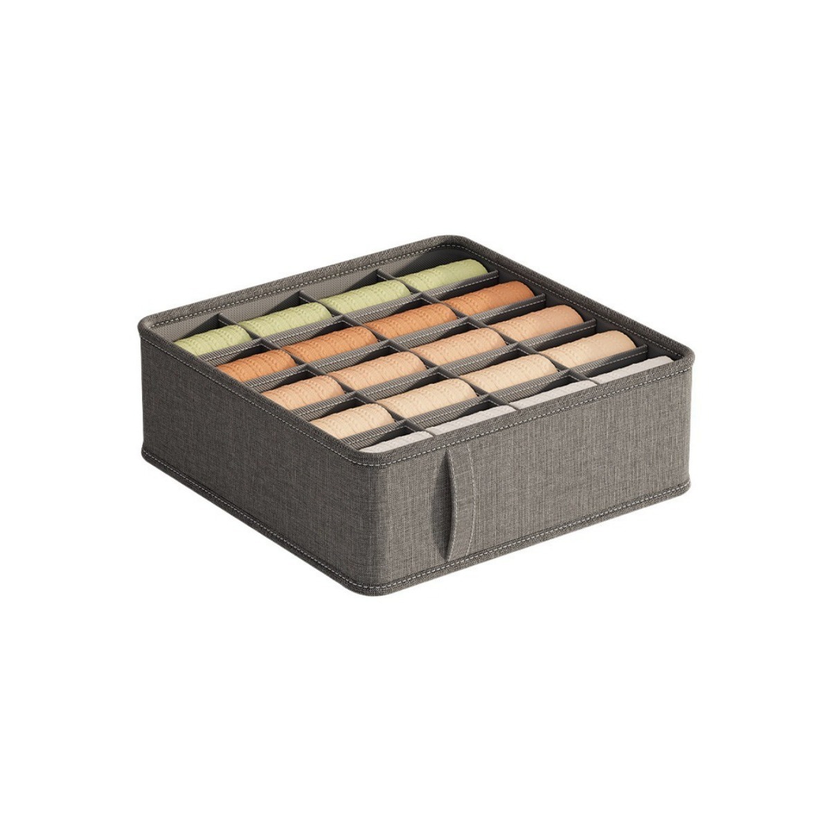 Sock Organizer Tray - 서랍형 패브릭 접이식 캐비닛 옷장 수납함