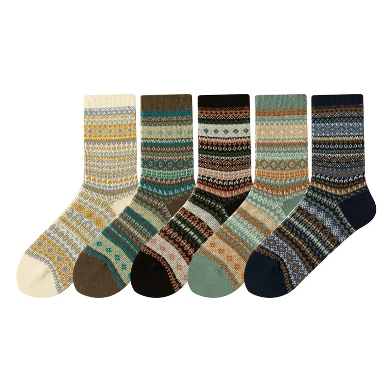 Cotton Crew Sock Pack - 여성용 면 양말 3켤레 세트, 따뜻하고