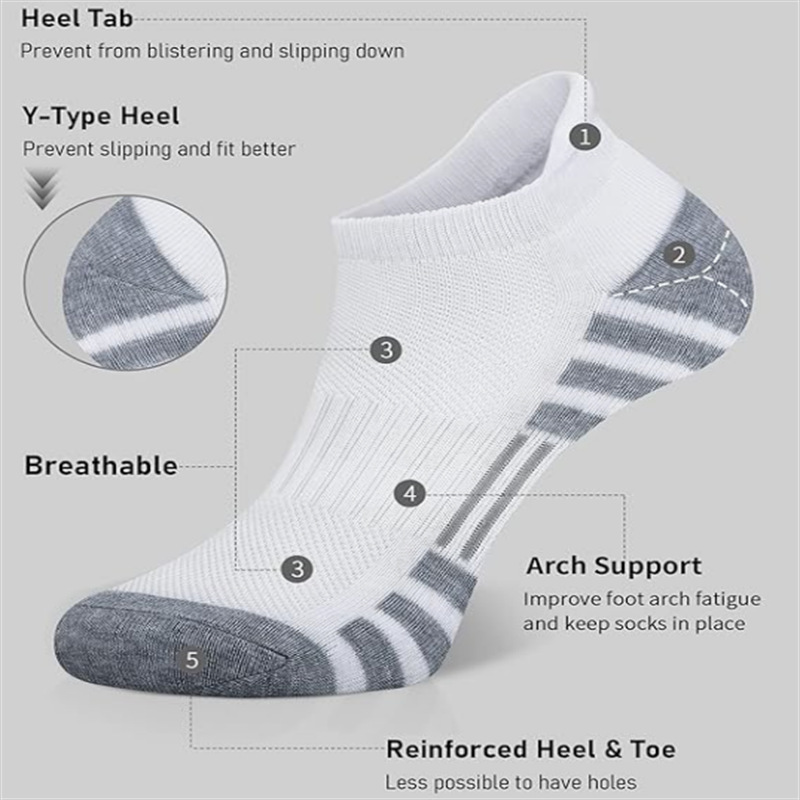 쿠션감 있는 통기성 발목 운동용 러닝 양말 로우컷 스포 - Ankle Sock Low Cut 리뷰 및 가격