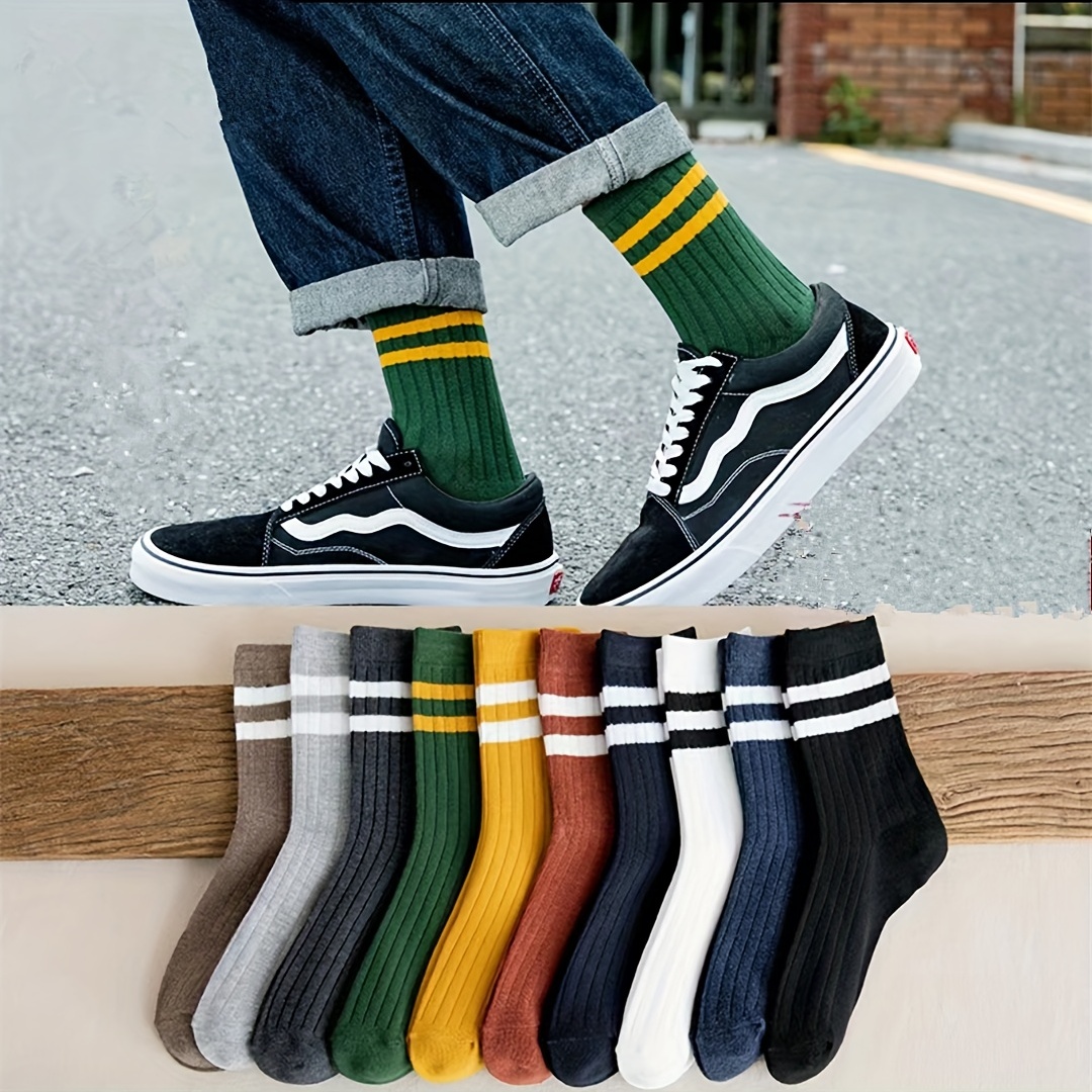 5팩 남성용 기발한 양말 – 트렌디한 빈티지 패턴 면  - Cotton Crew Sock Pack 리뷰 및 가격
