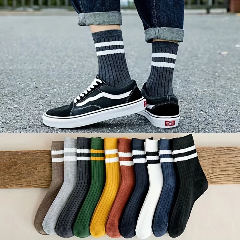 5팩 남성용 기발한 양말 – 트렌디한 빈티지 패턴 면  - Cotton Crew Sock Pack 리뷰 및 가격