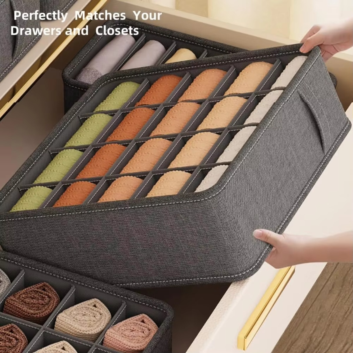 서랍형 패브릭 접이식 캐비닛 옷장 수납함 속옷 정리함  - Sock Organizer Tray 리뷰 및 가격