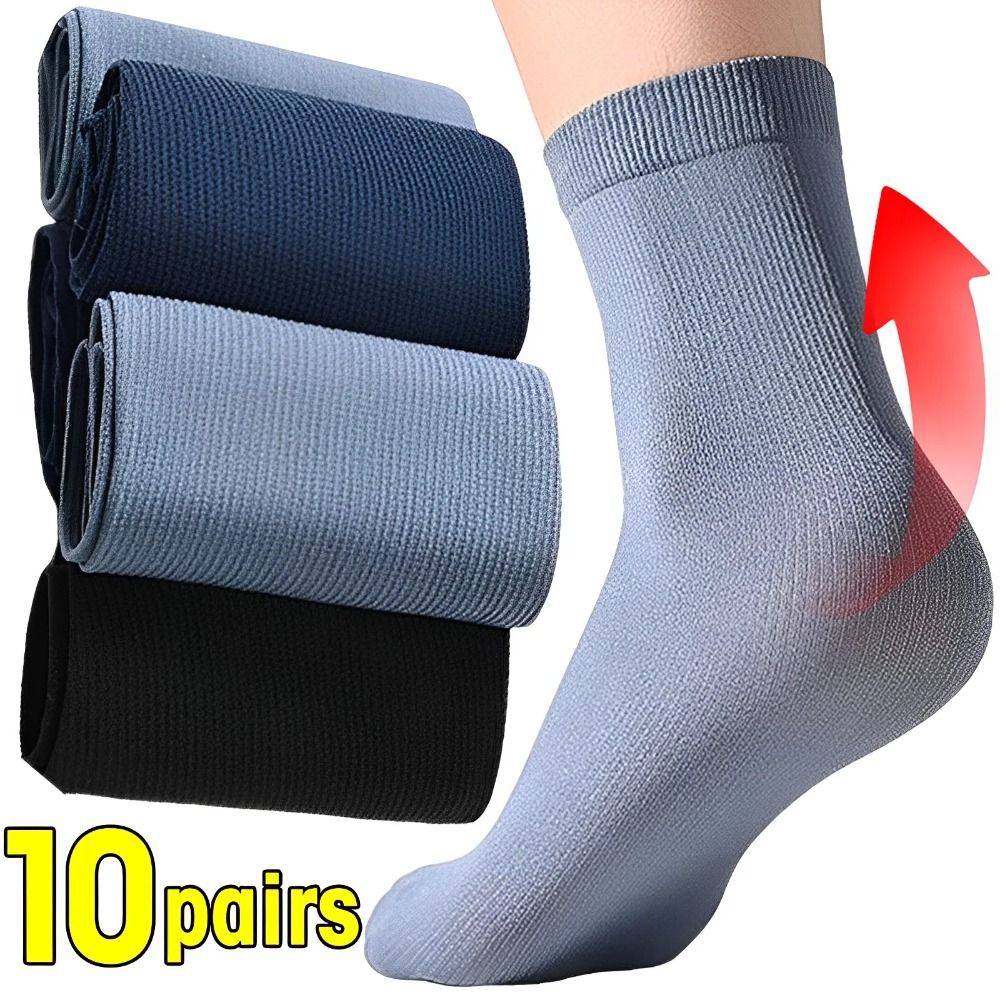 10쌍 캐주얼 통기성 남성용 아이스 실크 양말 부드럽고 - Silk Sock Bamboo 리뷰 및 가격