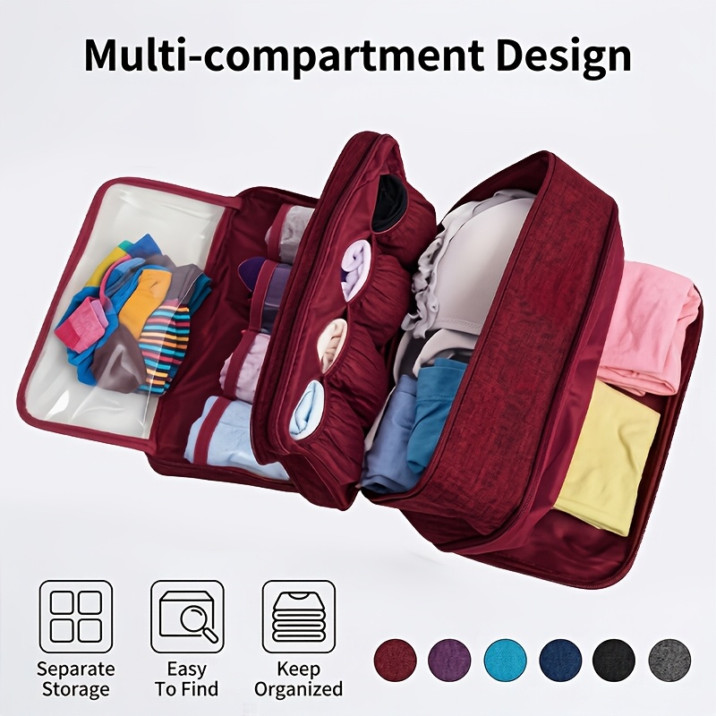 1개 휴대용 접이식 여행용 속옷 보관 가방, 가벼운 지 - Sock Organizer Tray 리뷰 및 가격