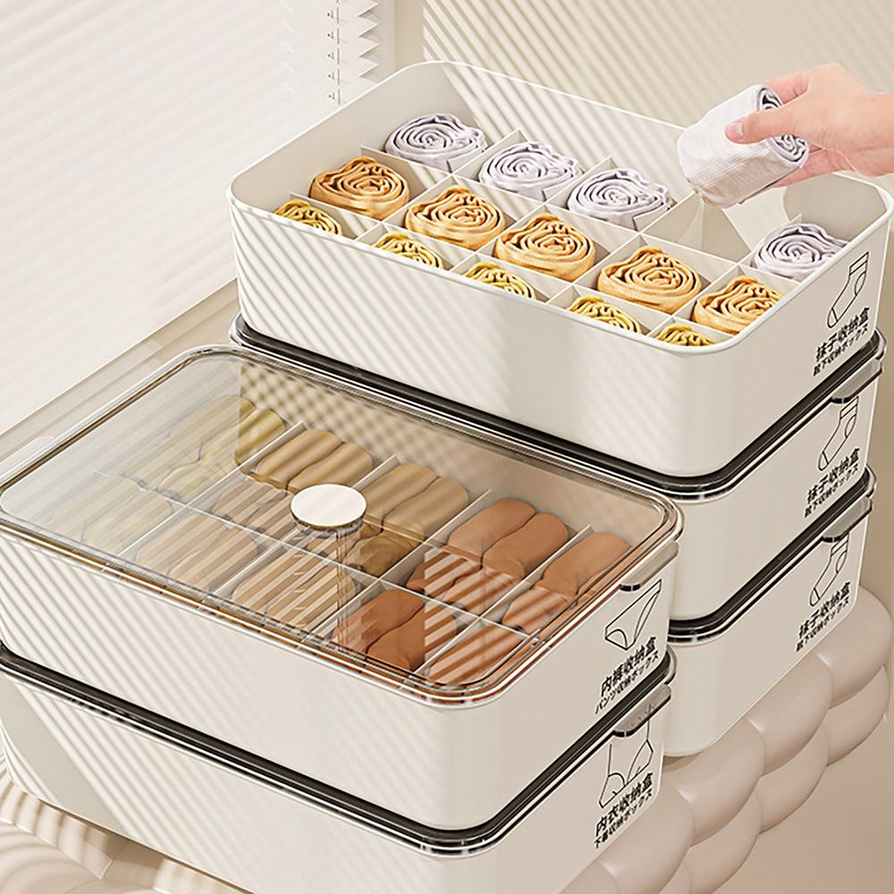 10/15칸 속옷 정리함 덮개형 분류 수납함 팬티 양말 - Sock Organizer Tray 리뷰 및 가격